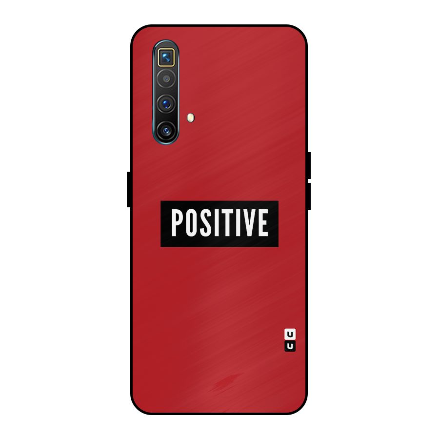 Stay Positive Metal Back Case for Realme X3