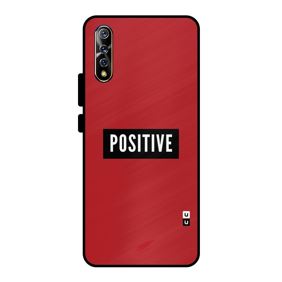 Stay Positive Metal Back Case for Vivo S1