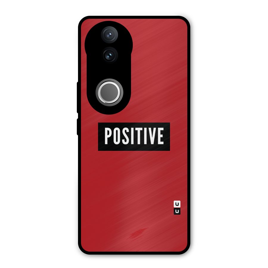 Stay Positive Metal Back Case for Vivo V50