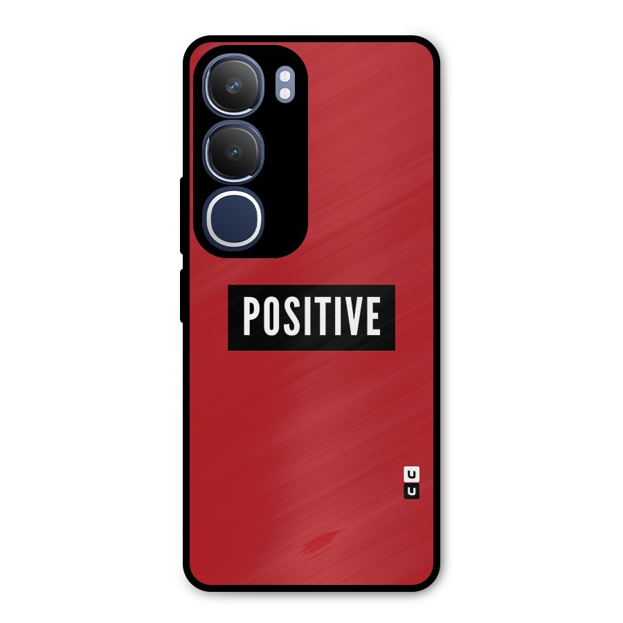 Stay Positive Metal Back Case for Vivo Y29