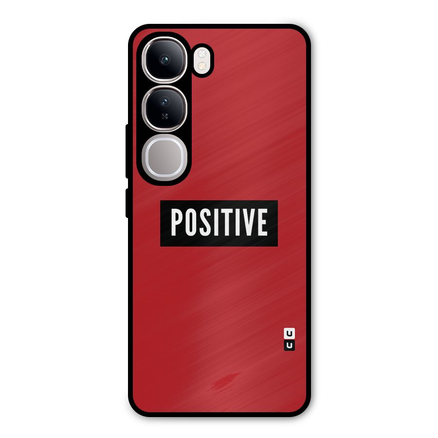 Stay Positive Metal Back Case for Vivo Y300