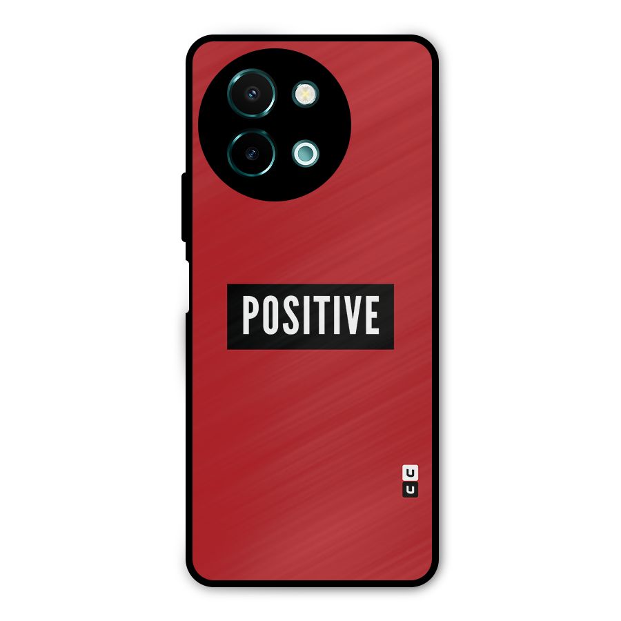 Stay Positive Metal Back Case for Vivo Y58