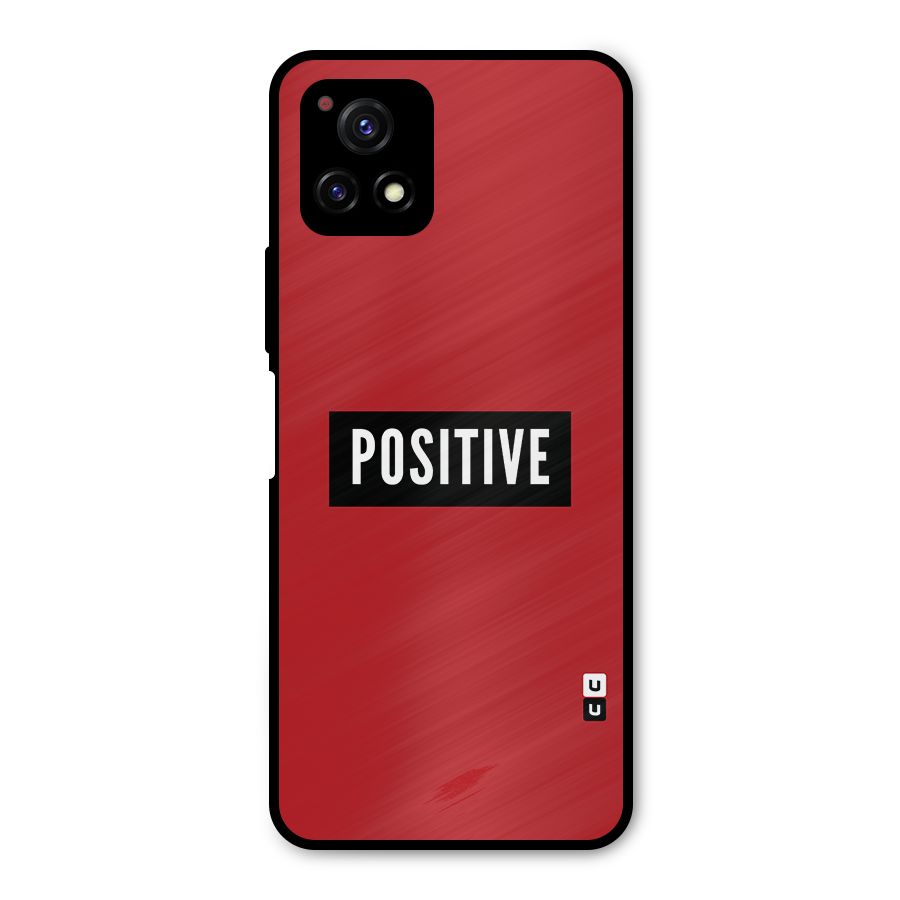 Stay Positive Metal Back Case for Vivo Y72 5G