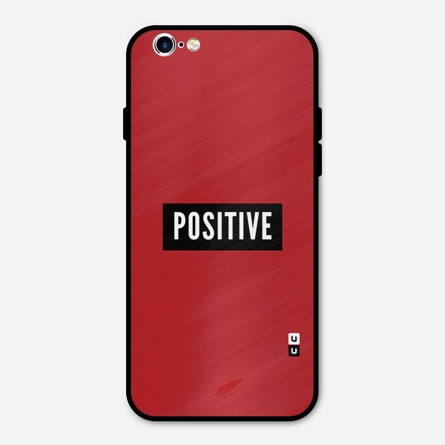 Stay Positive Metal Back Case for iPhone 6 6s