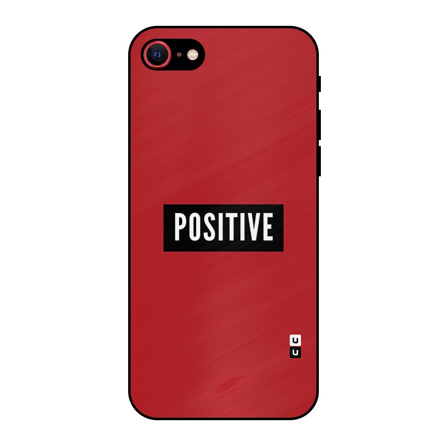 Stay Positive Metal Back Case for iPhone 7