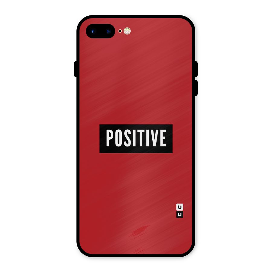 Stay Positive Metal Back Case for iPhone 7 Plus