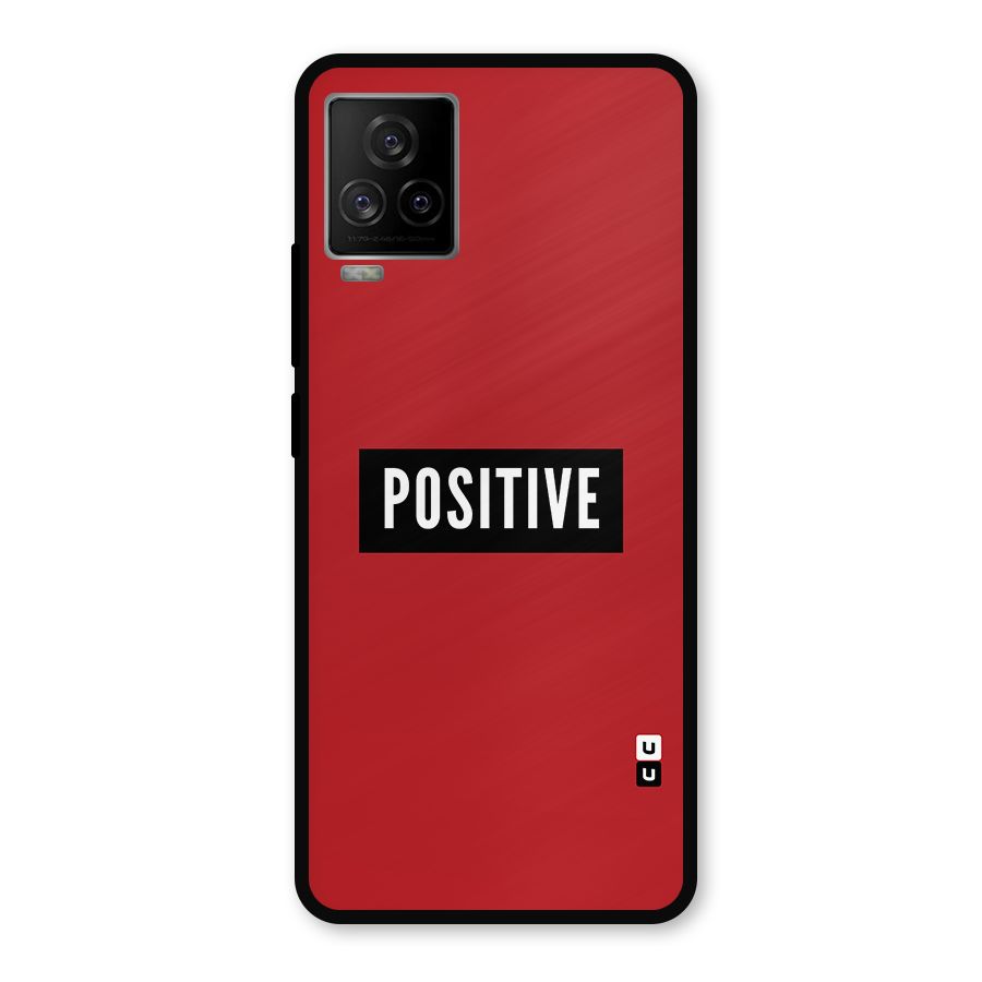 Stay Positive Metal Back Case for iQOO 7 Legend 5G