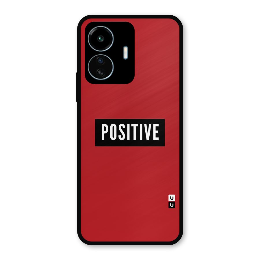 Stay Positive Metal Back Case for vivo iQOO Z6 Lite 5G