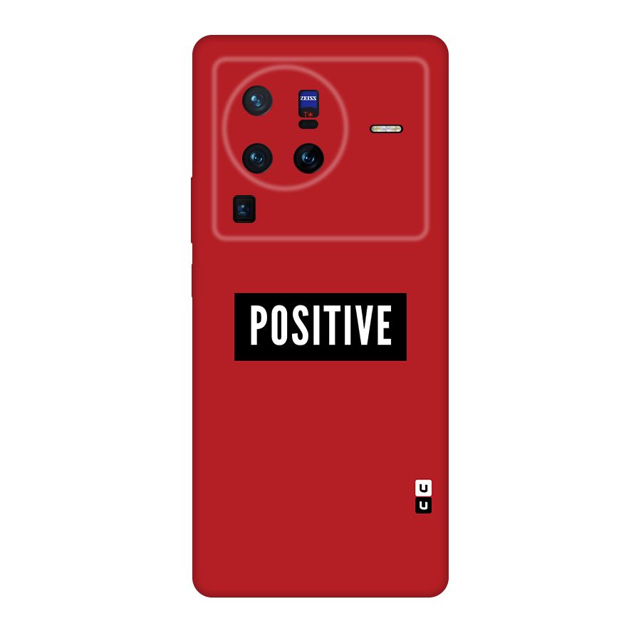 Stay Positive Original Polycarbonate Back Case for Vivo X80