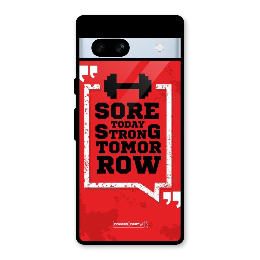 Stay Strong Glass Back Case for Google Pixel 7a