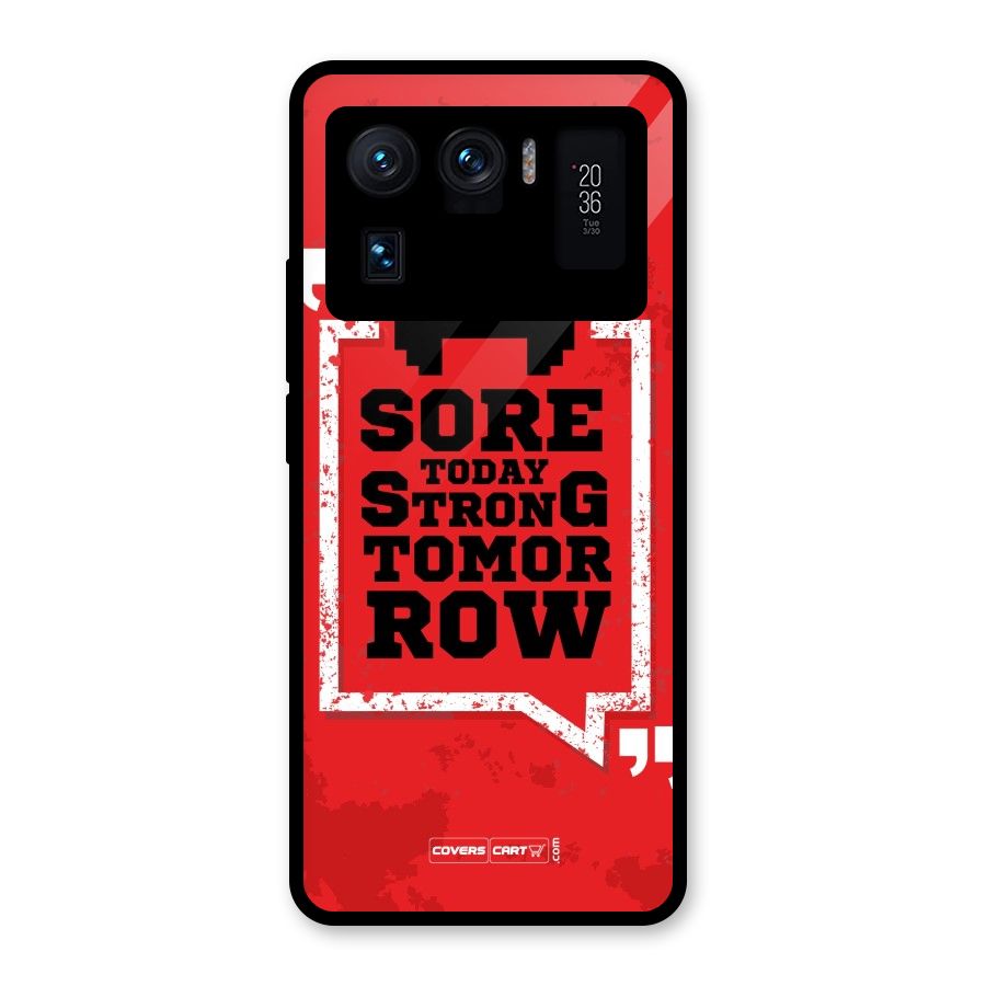 Stay Strong Glass Back Case for Mi 11 Ultra