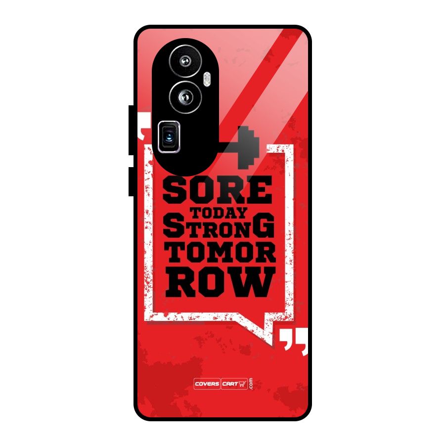 Stay Strong Glass Back Case for Oppo Reno10 Pro Plus