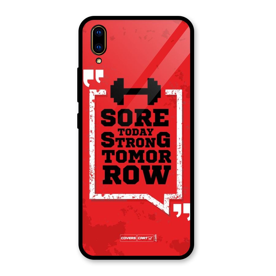 Stay Strong Glass Back Case for Vivo V11 Pro