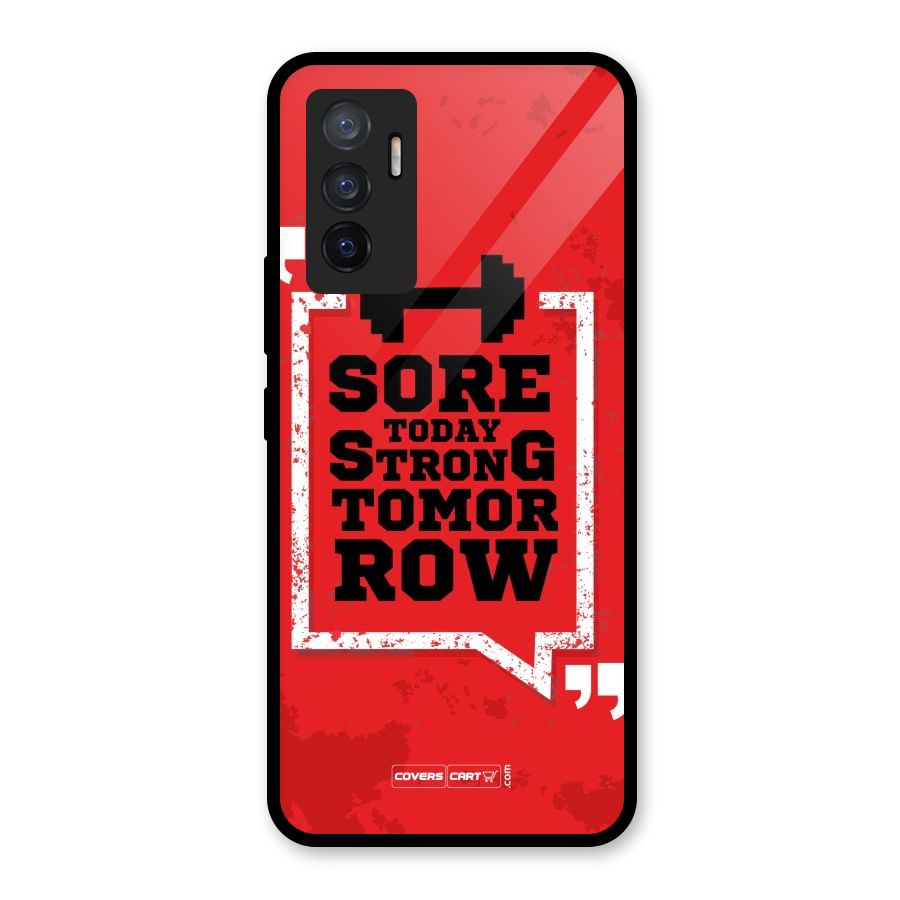 Stay Strong Glass Back Case for Vivo V23e