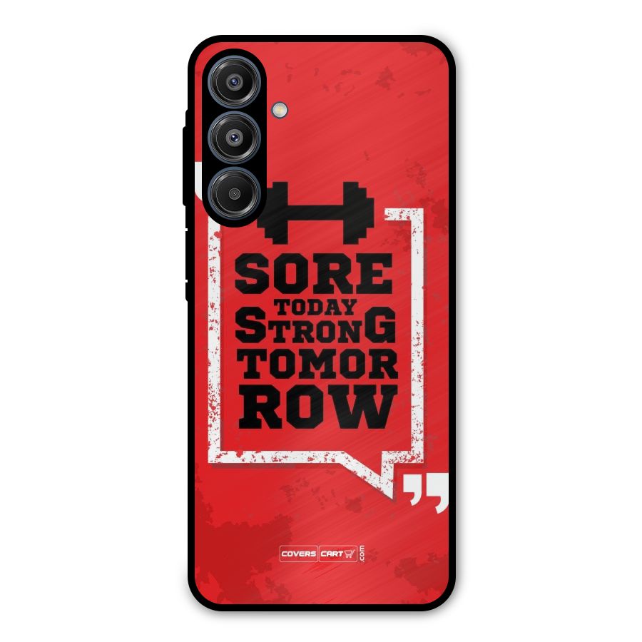 Stay Strong Metal Back Case for Galaxy A16 5G