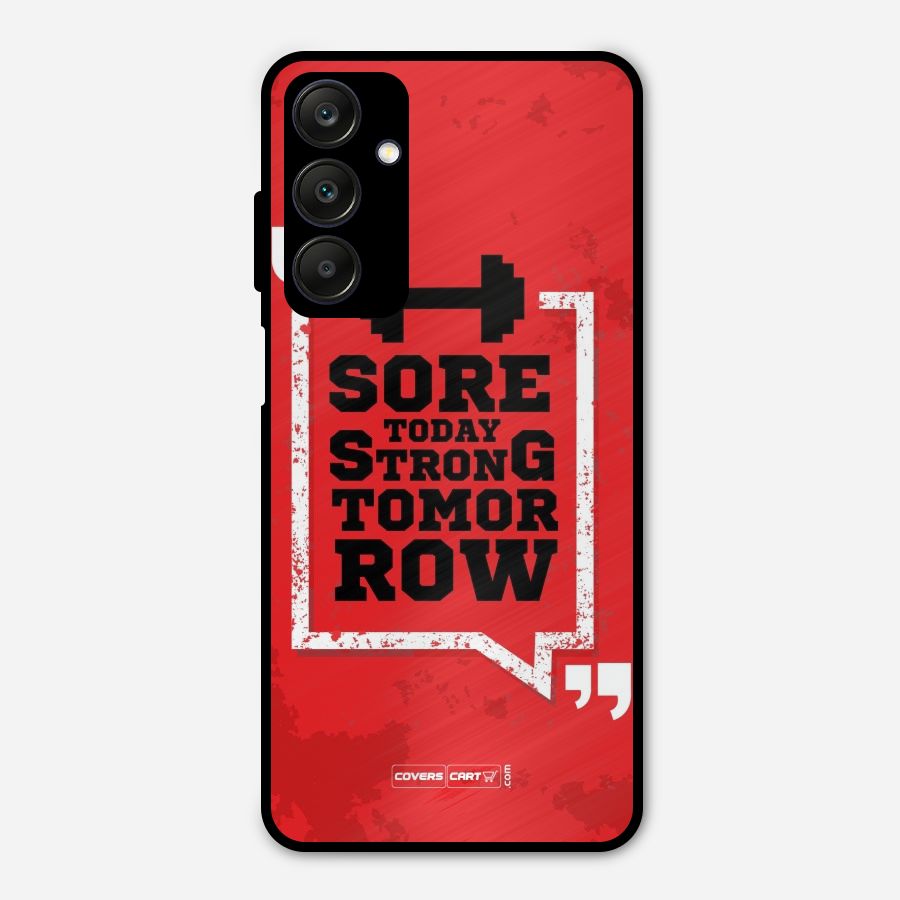 Stay Strong Metal Back Case for Galaxy A25 5G