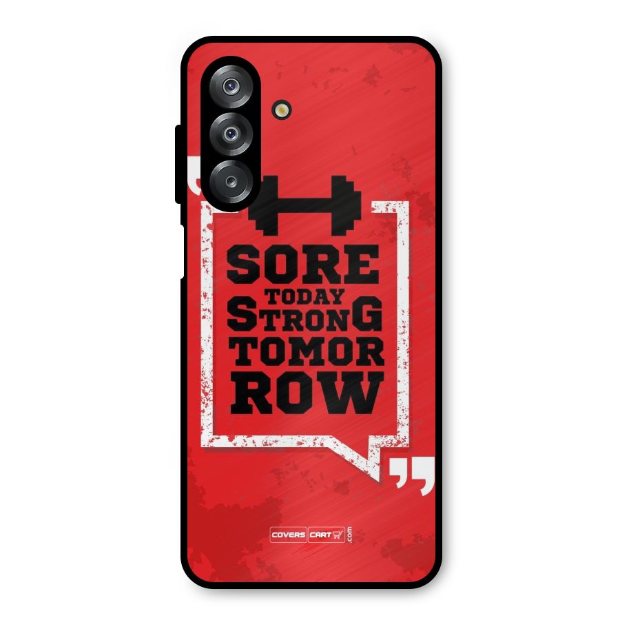 Stay Strong Metal Back Case for Galaxy A26