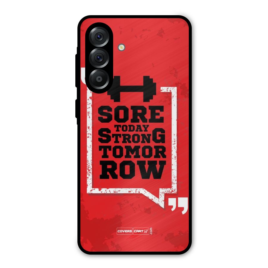 Stay Strong Metal Back Case for Galaxy A36