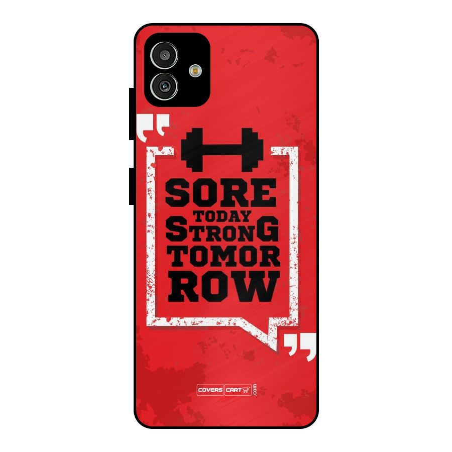 Stay Strong Metal Back Case for Galaxy M13 5G