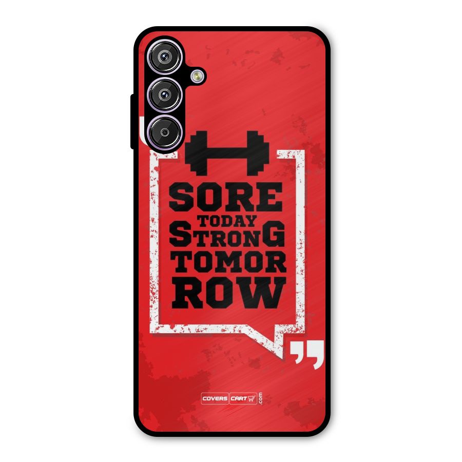 Stay Strong Metal Back Case for Galaxy M15