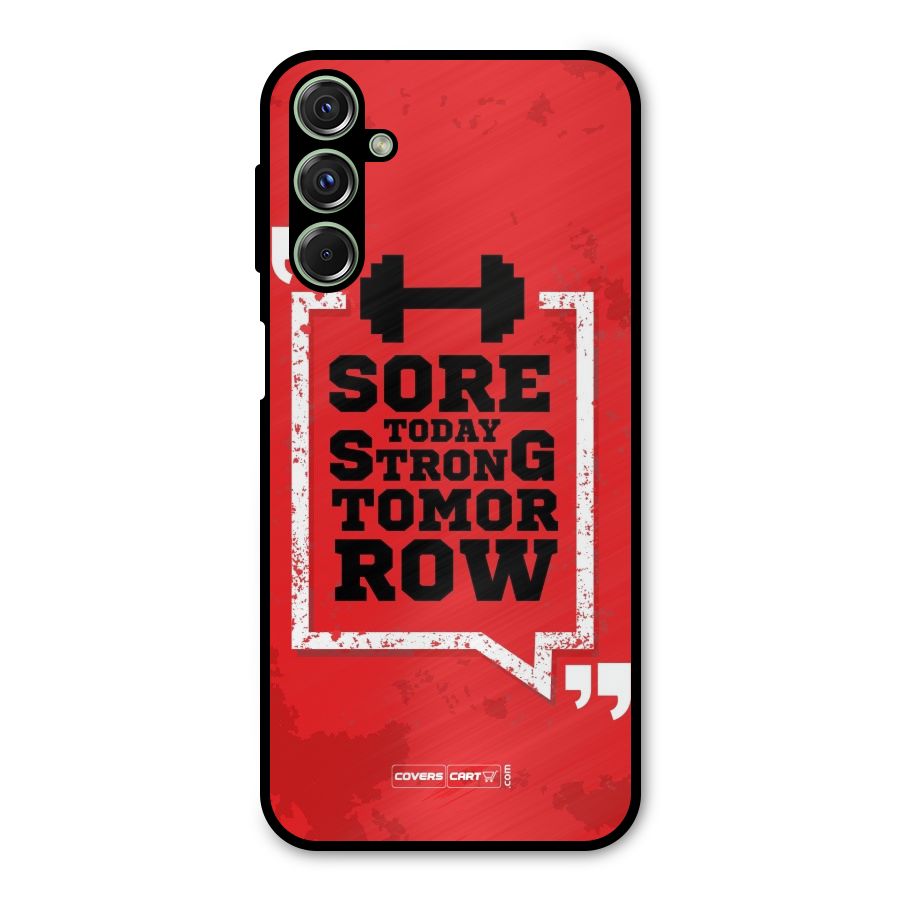 Stay Strong Metal Back Case for Galaxy M34