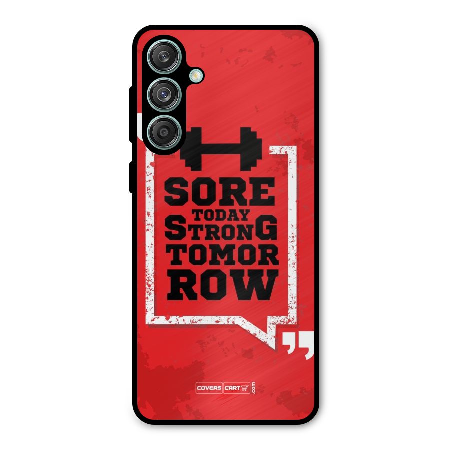 Stay Strong Metal Back Case for Galaxy M55 5G