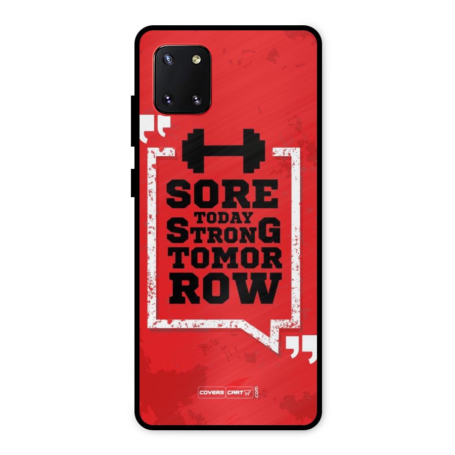 Stay Strong Metal Back Case for Galaxy Note 10 Lite