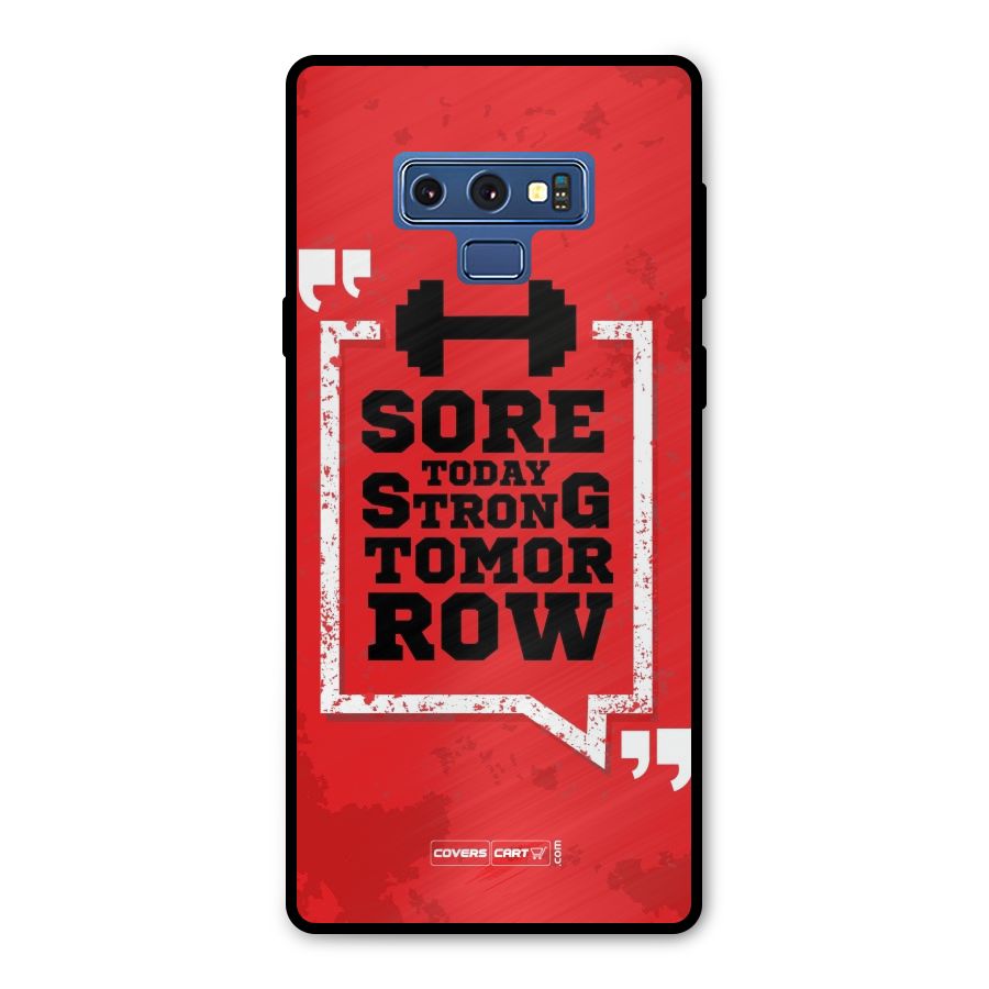 Stay Strong Metal Back Case for Galaxy Note 9