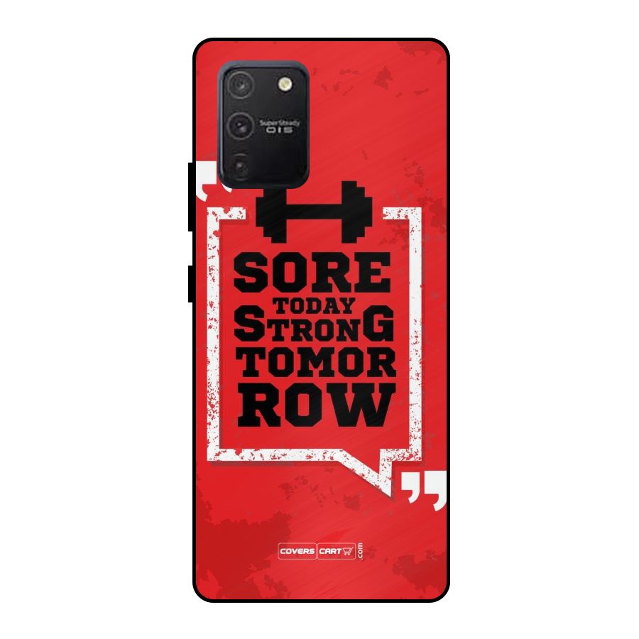 Stay Strong Metal Back Case for Galaxy S10 Lite