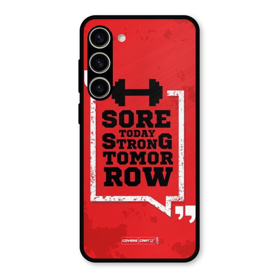 Stay Strong Metal Back Case for Galaxy S23 Plus