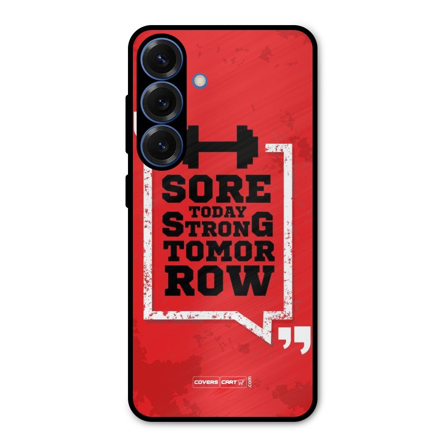 Stay Strong Metal Back Case for Galaxy S25