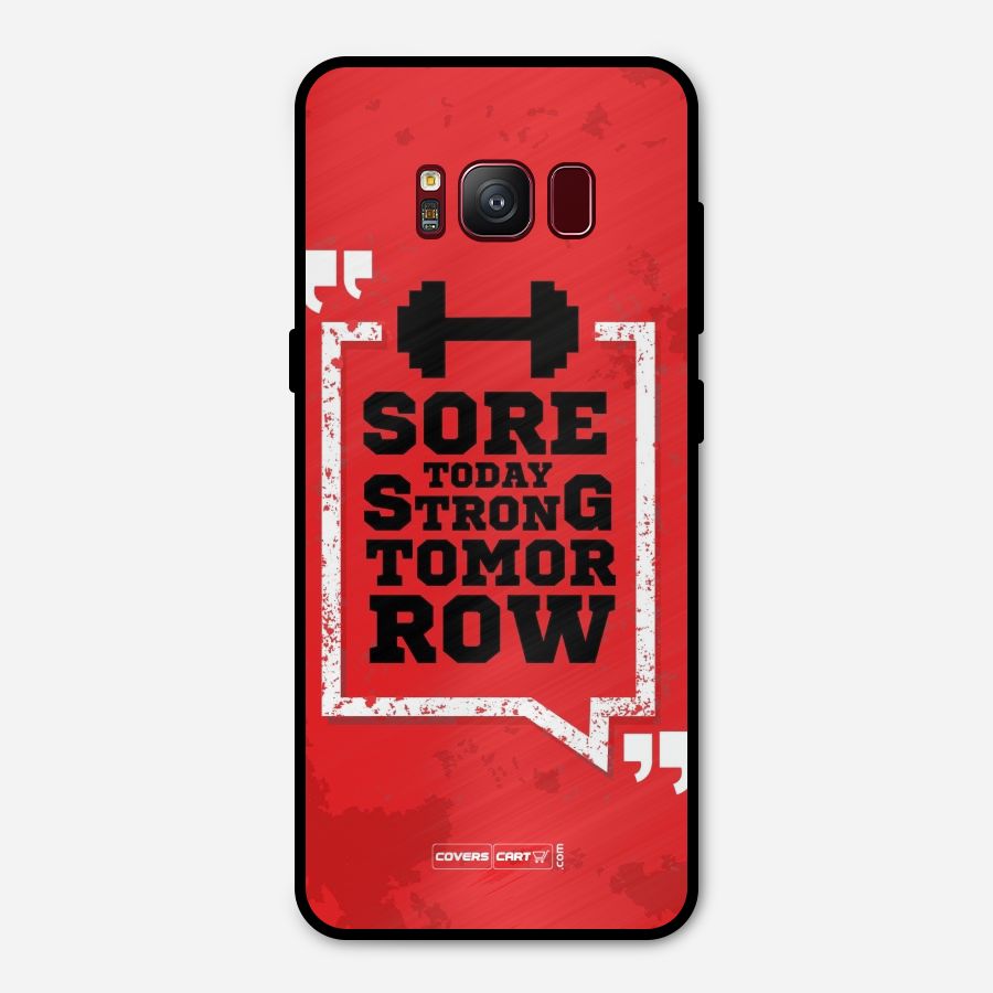 Stay Strong Metal Back Case for Galaxy S8