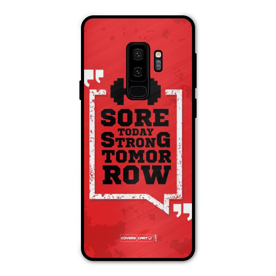 Stay Strong Metal Back Case for Galaxy S9 Plus