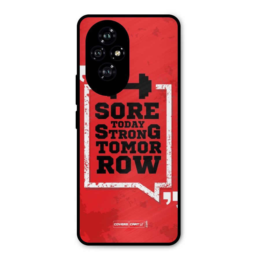 Stay Strong Metal Back Case for Honor 200