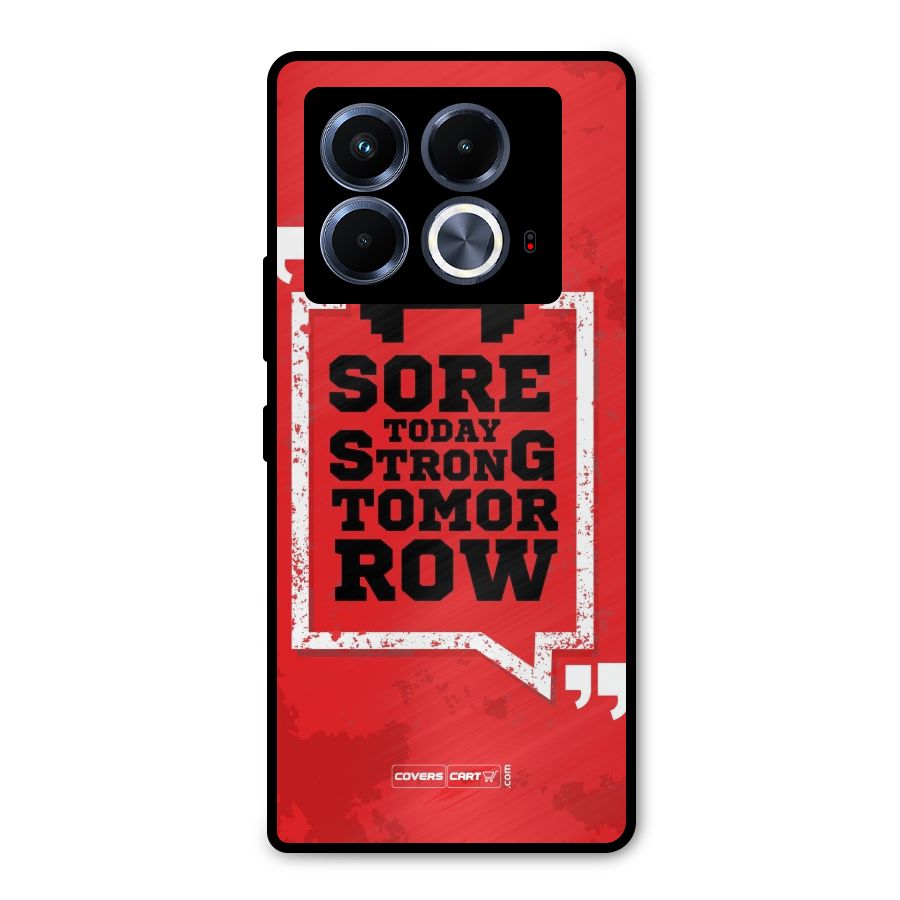 Stay Strong Metal Back Case for Infinix Note 40 5G