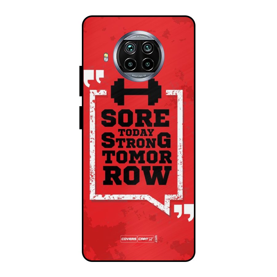 Stay Strong Metal Back Case for Mi 10i