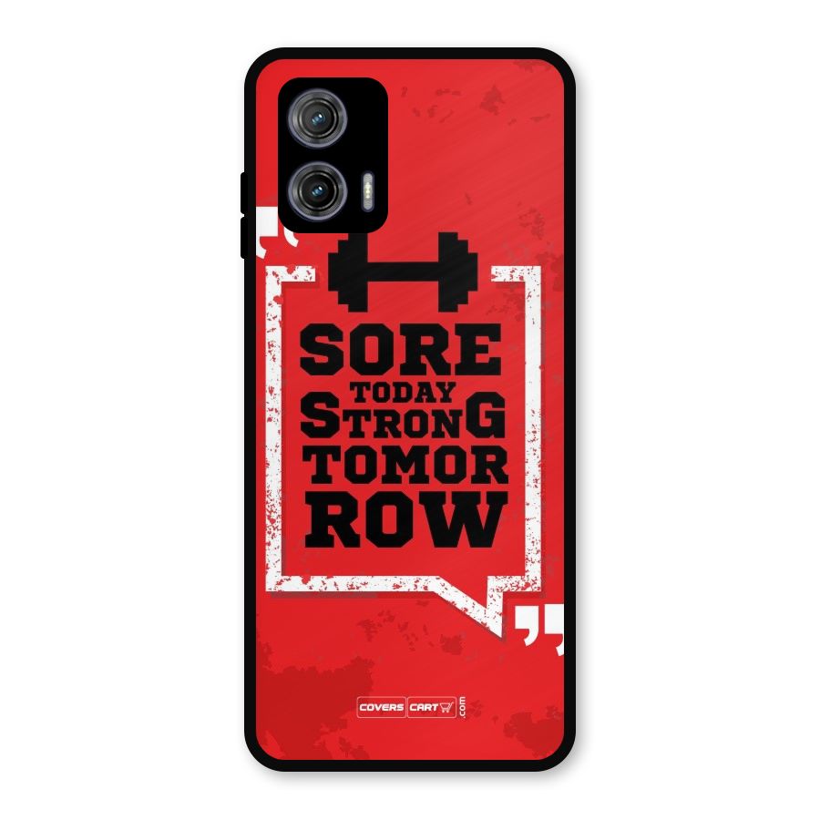 Stay Strong Metal Back Case for Moto G73
