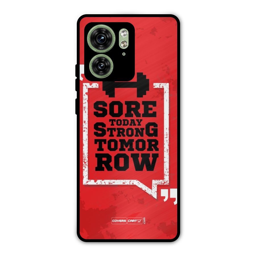 Stay Strong Metal Back Case for Motorola Edge 40 5G