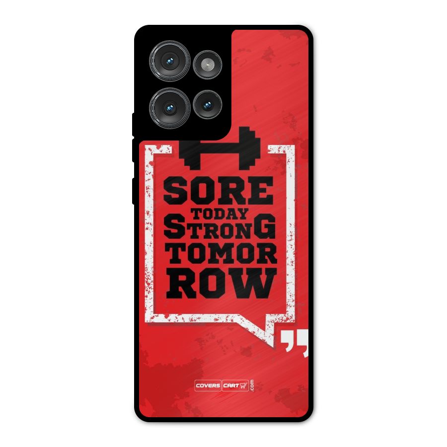 Stay Strong Metal Back Case for Motorola Edge 50