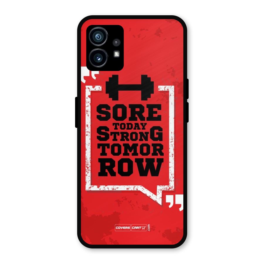Stay Strong Metal Back Case for Nothing Phone 1