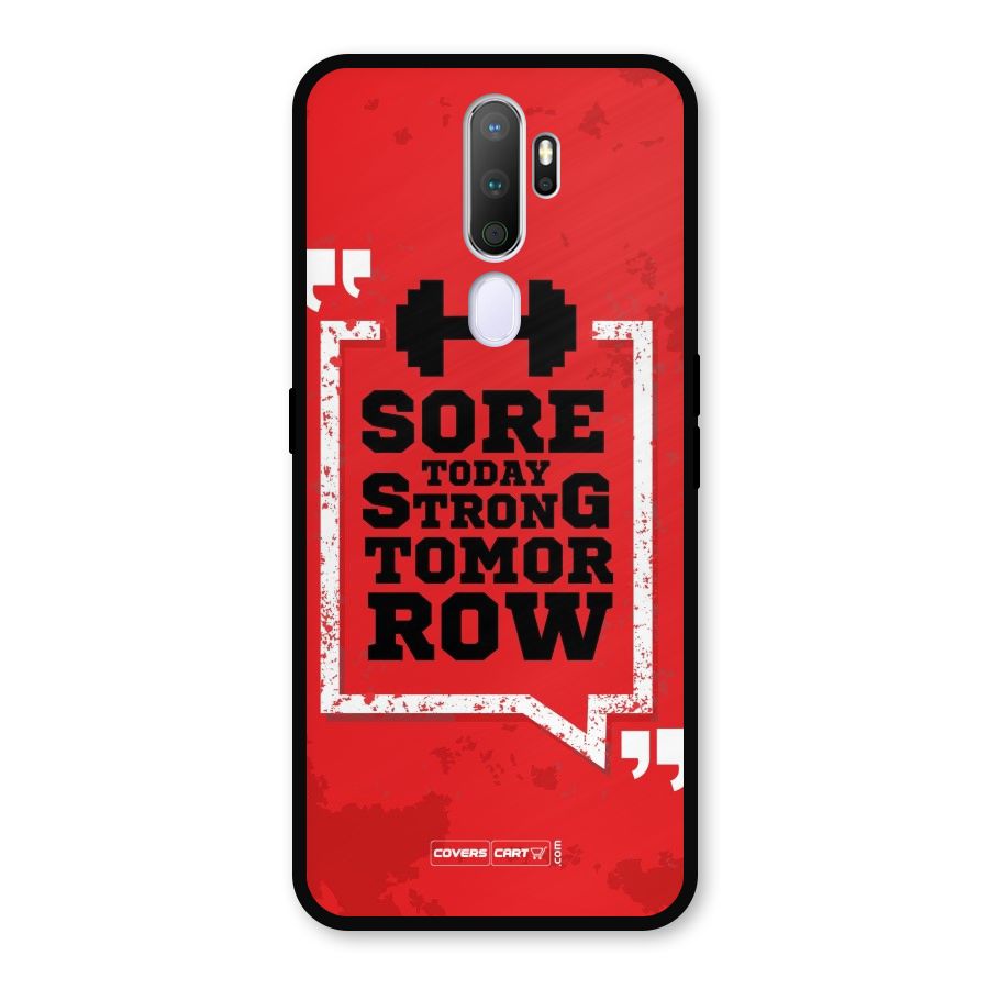 Stay Strong Metal Back Case for Oppo A5 (2020)
