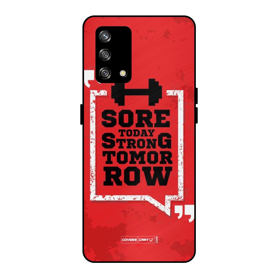Stay Strong Metal Back Case for Oppo F19
