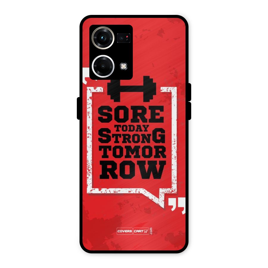 Stay Strong Metal Back Case for Oppo F21s Pro 4G