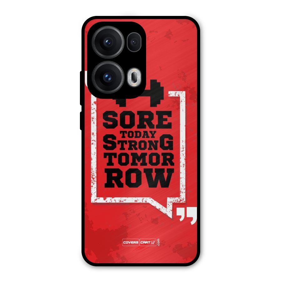 Stay Strong Metal Back Case for Oppo Reno13 Pro