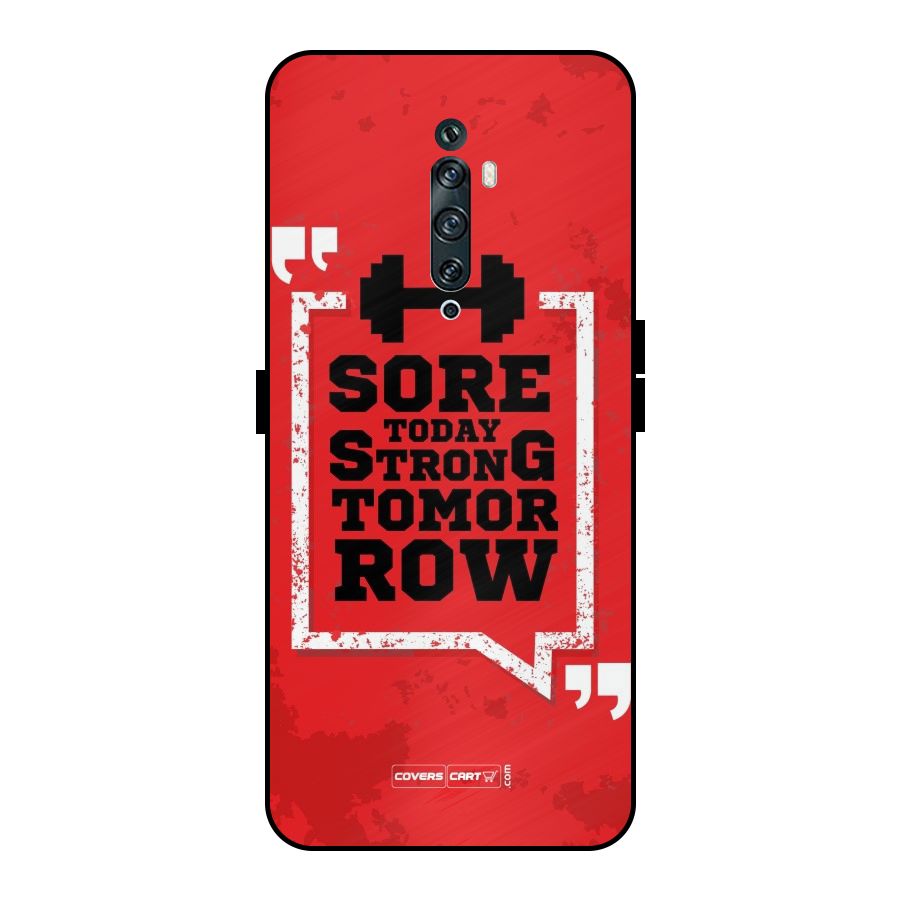 Stay Strong Metal Back Case for Oppo Reno2 F