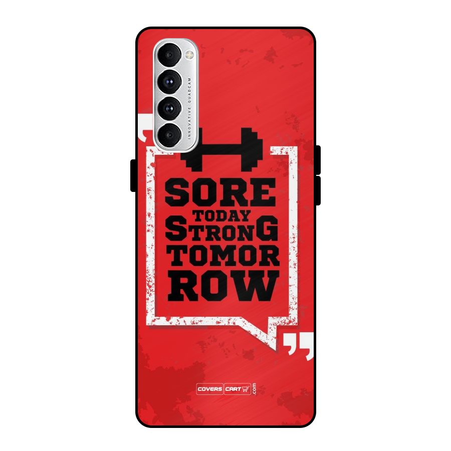 Stay Strong Metal Back Case for Oppo Reno4 Pro
