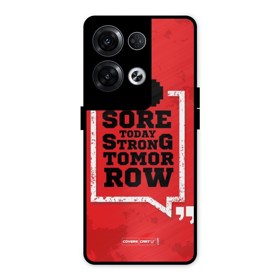 Stay Strong Metal Back Case for Oppo Reno8 Pro 5G