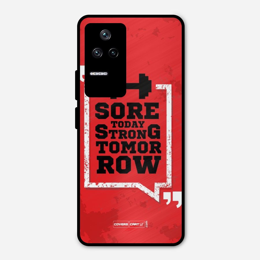 Stay Strong Metal Back Case for Poco F4 5G