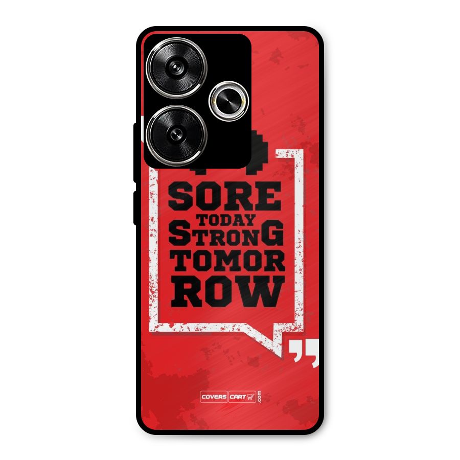 Stay Strong Metal Back Case for Poco F6