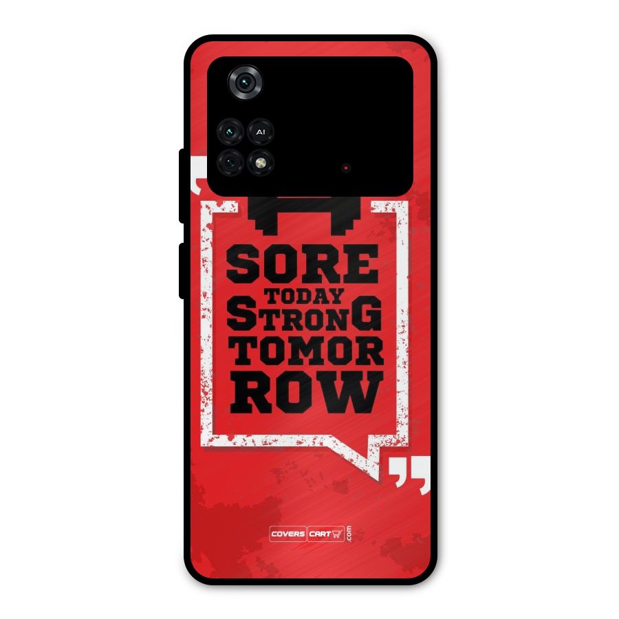 Stay Strong Metal Back Case for Poco M4 Pro 4G